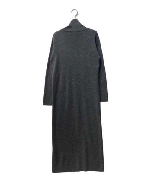 icB（アイシービー）icB (アイシービー) ハイネック ロング ワンピース グレー サイズ:XXSの古着・服飾アイテム