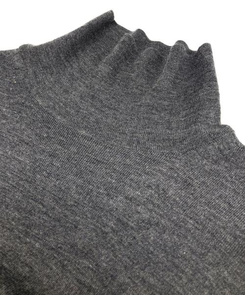 icB（アイシービー）icB (アイシービー) ハイネック ロング ワンピース グレー サイズ:XXSの古着・服飾アイテム