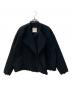CLANE（クラネ）の古着「BIG COLLAR FRINGE JACKET」｜ブラック