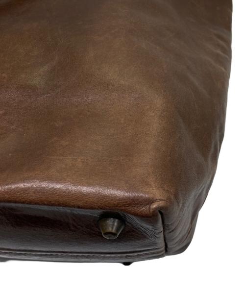 Martin Margiela11（マルタンマルジェラ11）Martin Margiela11 (マルタンマルジェラ11) レザー トート バッグ ブラウン サイズ:実寸参照の古着・服飾アイテム