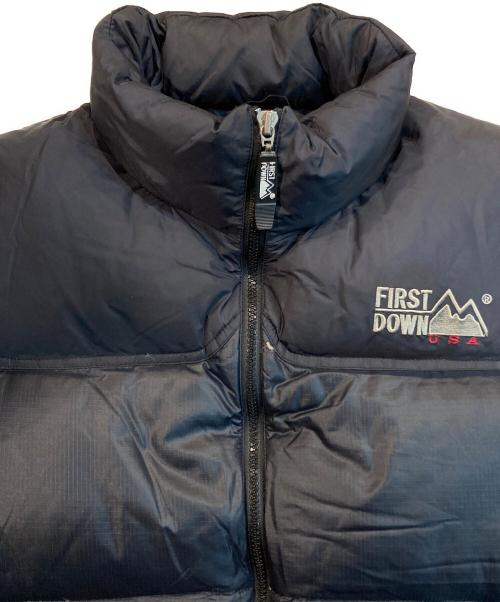 FIRST DOWN（ファーストダウン）FIRST DOWN (ファーストダウン) ヌプシ ダウン ジャケット ブラック サイズ:Mの古着・服飾アイテム