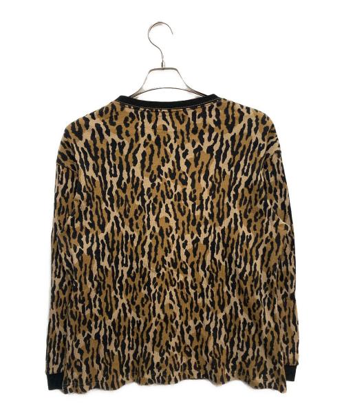 WACKO MARIA（ワコマリア）WACKO MARIA (ワコマリア) LEOPARD THERMAL SHIRT ベージュ サイズ:Mの古着・服飾アイテム