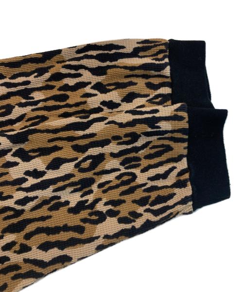 WACKO MARIA（ワコマリア）WACKO MARIA (ワコマリア) LEOPARD THERMAL SHIRT ベージュ サイズ:Mの古着・服飾アイテム