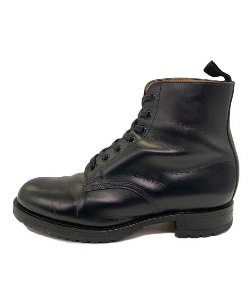 SANDERS（サンダース）SANDERS (サンダース) 7ホール  レース アップ ブーツ ブラック サイズ:7の古着・服飾アイテム
