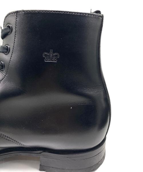 SANDERS（サンダース）SANDERS (サンダース) 7ホール  レース アップ ブーツ ブラック サイズ:7の古着・服飾アイテム