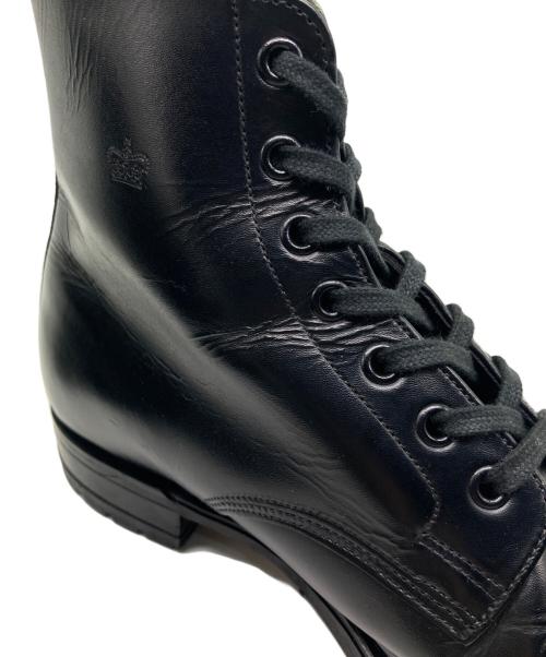 SANDERS（サンダース）SANDERS (サンダース) 7ホール  レース アップ ブーツ ブラック サイズ:7の古着・服飾アイテム