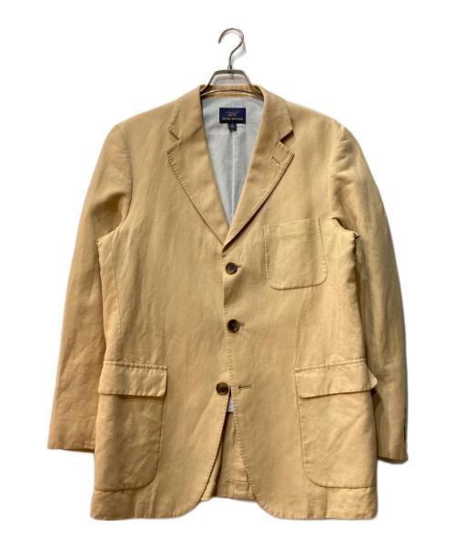 346 BROOKS BROTHERS（346 ブルックスブラザーズ）346 BROOKS BROTHERS (346 ブルックスブラザーズ) リネン混 テーラードジャケット ベージュ サイズ:Mの古着・服飾アイテム