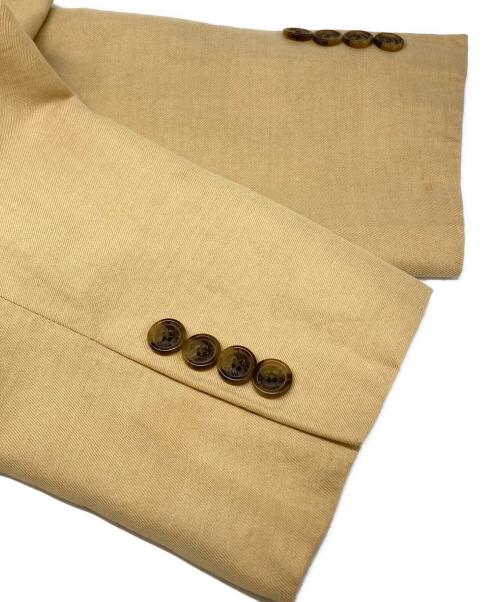 346 BROOKS BROTHERS（346 ブルックスブラザーズ）346 BROOKS BROTHERS (346 ブルックスブラザーズ) リネン混 テーラードジャケット ベージュ サイズ:Mの古着・服飾アイテム
