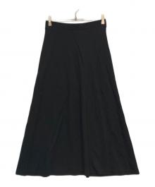 EVERYDAY I LIKE.（エヴリデイ アイ ライク）の古着「Jersey フレア スカート」｜ブラック
