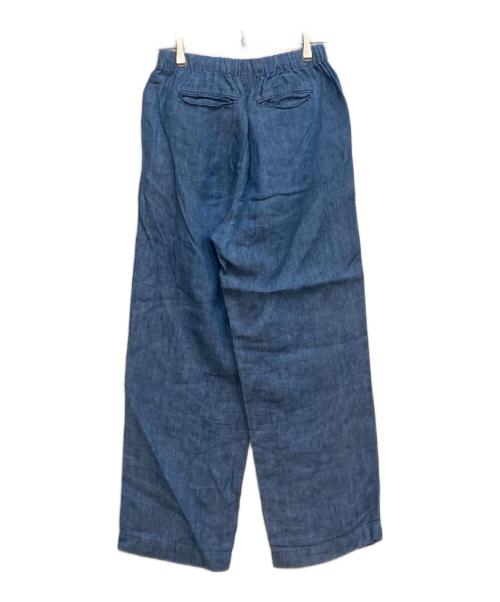 KAGURE（カグレ）KAGURE (カグレ) リネンデニムイージーパンツ インディゴ サイズ:FREEの古着・服飾アイテム