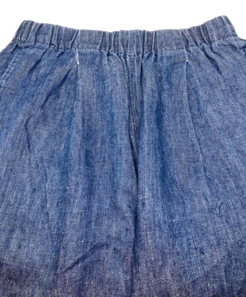 KAGURE（カグレ）KAGURE (カグレ) リネンデニムイージーパンツ インディゴ サイズ:FREEの古着・服飾アイテム