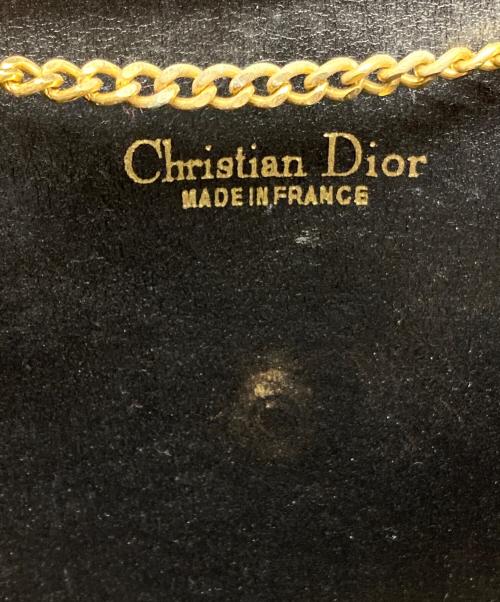 Christian Dior（クリスチャン ディオール）Christian Dior (クリスチャン ディオール) トロッタ－ チェーン ショルダー バッグ ブラック サイズ:サイズ詳細参照の古着・服飾アイテム