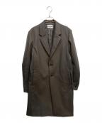 ATTACHMENTアタッチメント）の古着「MELTON SINGLE CHESTER COAT」｜グレー