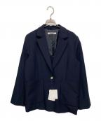 NAVY NAVYネイビーネイビー）の古着「多機能忍ばせストレッチギャバテーラードジャケット」｜ネイビー