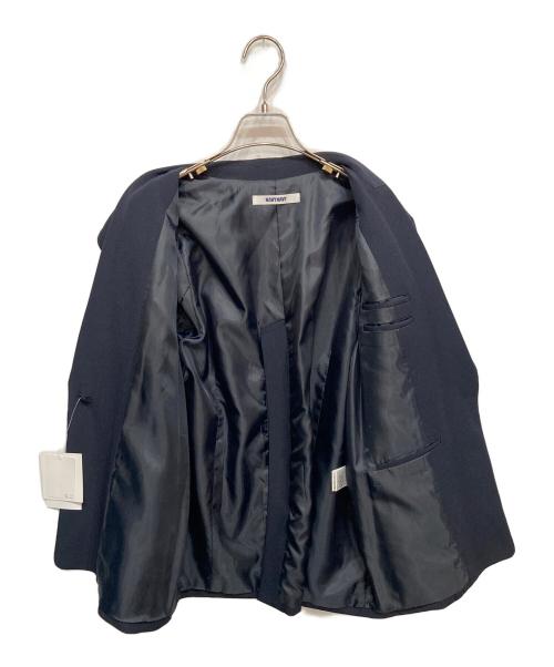 NAVY NAVY（ネイビーネイビー）NAVY NAVY (ネイビーネイビー) 多機能忍ばせストレッチギャバテーラードジャケット ネイビー サイズ:Ｓ 未使用品の古着・服飾アイテム