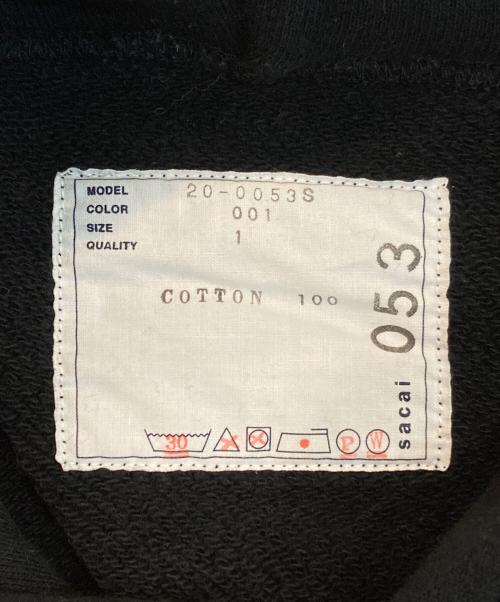 sacai（サカイ）sacai (サカイ) パーカー ブラック サイズ:1の古着・服飾アイテム