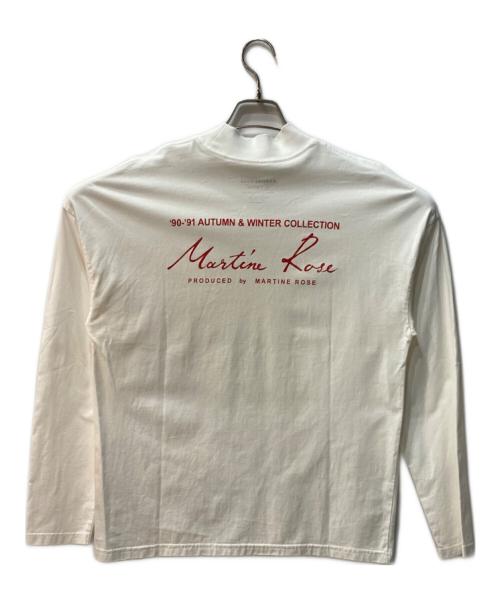 MARTINE ROSE（マーティン・ローズ）MARTINE ROSE (マーティン・ローズ) ロングスリーブTシャツ ホワイト サイズ:Ｓの古着・服飾アイテム