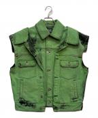 FenG CHen WANGフェンチェンワン）の古着「ベスト」｜グリーン