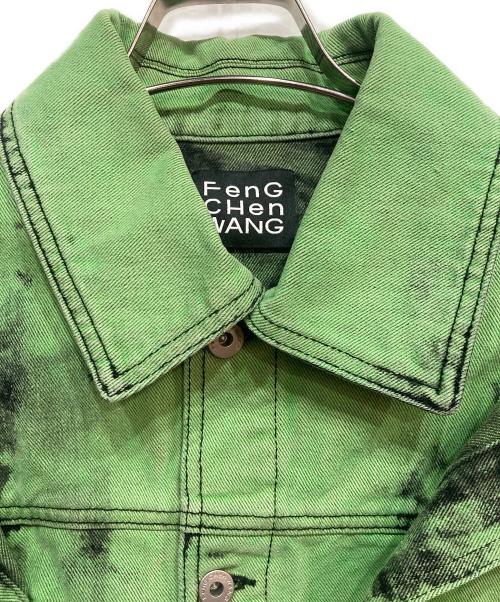 FenG CHen WANG（フェンチェンワン）FenG CHen WANG (フェンチェンワン) ベスト グリーン サイズ:Mの古着・服飾アイテム