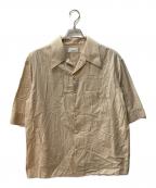LEMAIREルメール）の古着「CONVERTIBLE COLLAR SHIRT」｜ベージュ