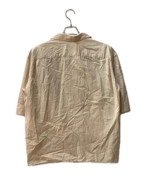 LEMAIRE（ルメール）LEMAIRE (ルメール) CONVERTIBLE COLLAR SHIRT ベージュ サイズ:44の古着・服飾アイテム