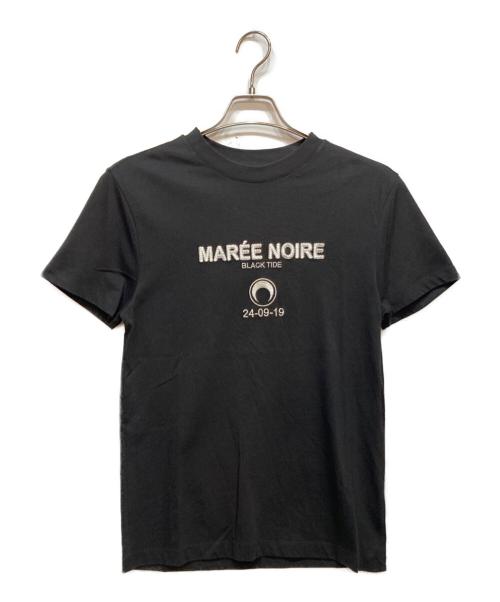 MARINE SERRE（マリーンセル）MARINE SERRE (マリーンセル) 20SS MARÉE NOIRE Tシャツ ブラック サイズ:Sの古着・服飾アイテム
