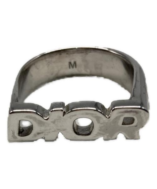 Dior（ディオール）Dior (ディオール) Metal Logo Ring シルバー サイズ:Mの古着・服飾アイテム