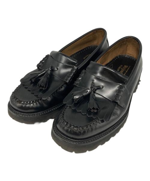 G.H.BASS（ジーエイチバス）G.H.BASS (ジーエイチバス) タッセル ローファー ブラック サイズ:41の古着・服飾アイテム