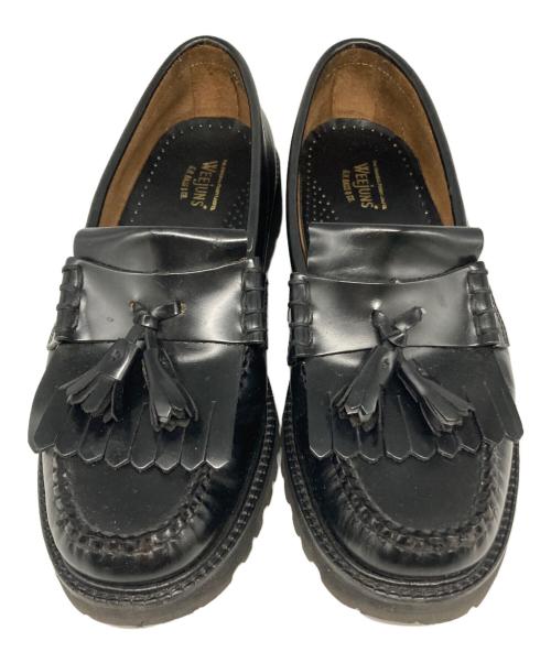 G.H.BASS（ジーエイチバス）G.H.BASS (ジーエイチバス) タッセル ローファー ブラック サイズ:41の古着・服飾アイテム