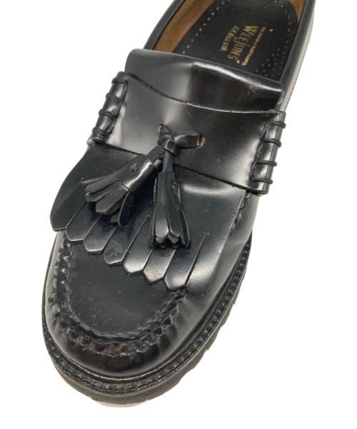 G.H.BASS（ジーエイチバス）G.H.BASS (ジーエイチバス) タッセル ローファー ブラック サイズ:41の古着・服飾アイテム