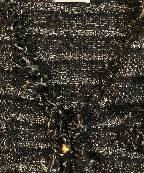 GALLARDA GALANTE（ガリャルダガランテ）GALLARDA GALANTE (ガリャルダガランテ) ツイードニットベスト ブラック サイズ:Fの古着・服飾アイテム