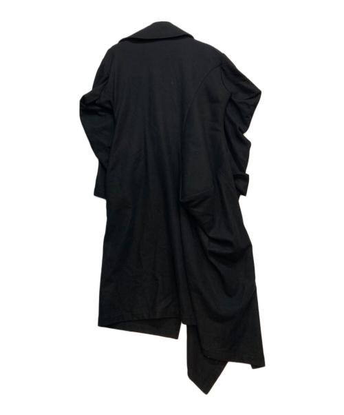 YOHJI YAMAMOTO（ヨウジヤマモト）YOHJI YAMAMOTO (ヨウジヤマモト) ウール ロング コート ブラック サイズ:Mの古着・服飾アイテム