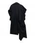 YOHJI YAMAMOTO (ヨウジヤマモト) ウール ロング コート ブラック サイズ:M：65000円