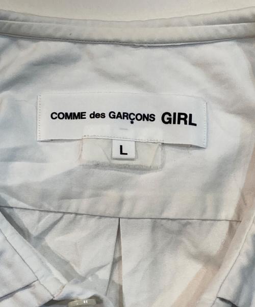 COMME des GARCONS GIRL（コムデギャルソンガール）COMME des GARCONS GIRL (コムデギャルソンガール) ブロードブラウス ホワイト サイズ:Lの古着・服飾アイテム
