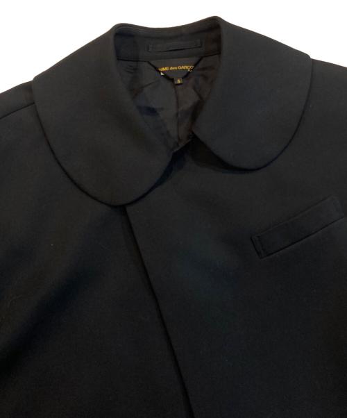 COMME des GARCONS（コムデギャルソン）COMME des GARCONS (コムデギャルソン) ウール　ギャバ　アシンメトリー　ジャケット ブラック サイズ:Sの古着・服飾アイテム