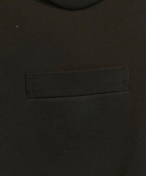 COMME des GARCONS（コムデギャルソン）COMME des GARCONS (コムデギャルソン) ウール　ギャバ　アシンメトリー　ジャケット ブラック サイズ:Sの古着・服飾アイテム