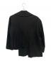 COMME des GARCONS (コムデギャルソン) ウール　ギャバ　アシンメトリー　ジャケット ブラック サイズ:S：50000円