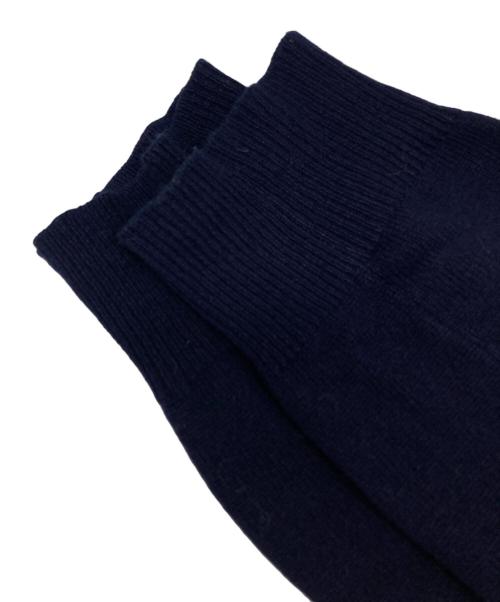 PLAY COMME des GARCONS（プレイコムデギャルソン）PLAY COMME des GARCONS (プレイコムデギャルソン) ハート パッチウール カーディガン ネイビー サイズ:Mの古着・服飾アイテム