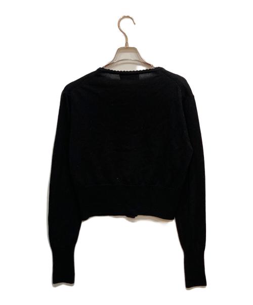 Vivienne Westwood（ヴィヴィアンウエストウッド）Vivienne Westwood (ヴィヴィアンウエストウッド) BEA CROPPED カーディガン ブラック サイズ:Lの古着・服飾アイテム