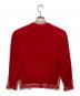 COMME des GARCONS (コムデギャルソン) メッシュレイヤードカーディガン レッド サイズ:M：25000円