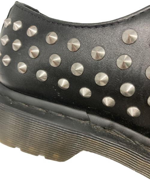 Dr.Martens（ドクターマーチン）Dr.Martens (ドクターマーチン) スタッズ 3 ホールシューズ ブラック サイズ:EU38の古着・服飾アイテム