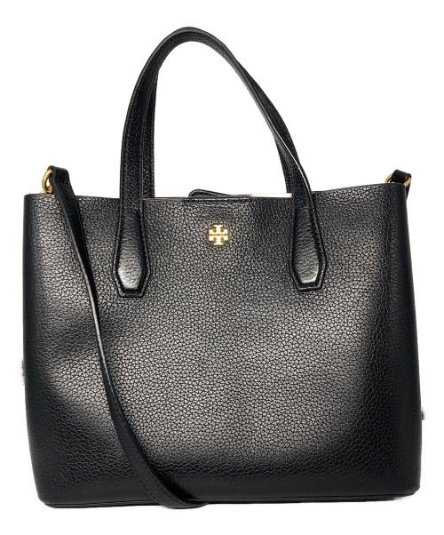 TORY BURCH（トリーバーチ）TORY BURCH (トリーバーチ) ブレイク ロゴ スモール トート 2way クロスボディ ブラック サイズ:サイズ詳細参照の古着・服飾アイテム