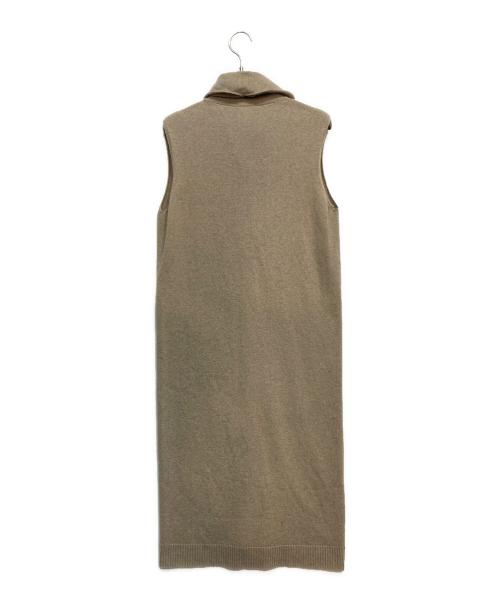 HERMES（エルメス）HERMES (エルメス) ノースリーブワンピース ベージュ サイズ:Mの古着・服飾アイテム