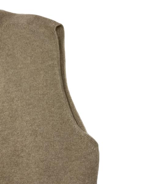 HERMES（エルメス）HERMES (エルメス) ノースリーブワンピース ベージュ サイズ:Mの古着・服飾アイテム