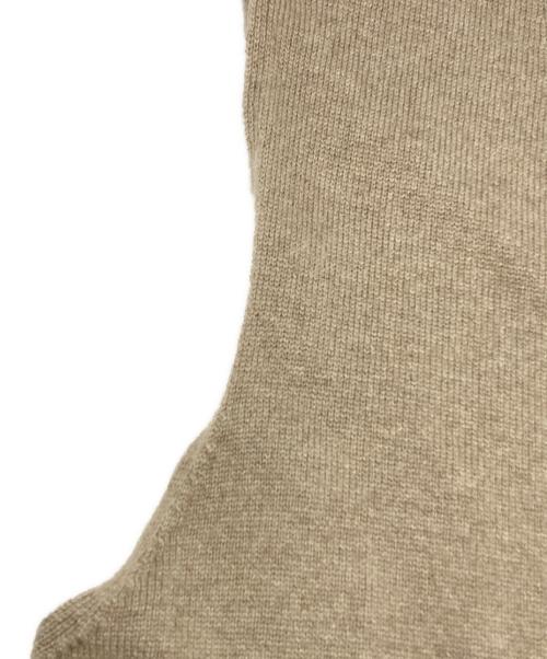 HERMES（エルメス）HERMES (エルメス) ノースリーブワンピース ベージュ サイズ:Mの古着・服飾アイテム