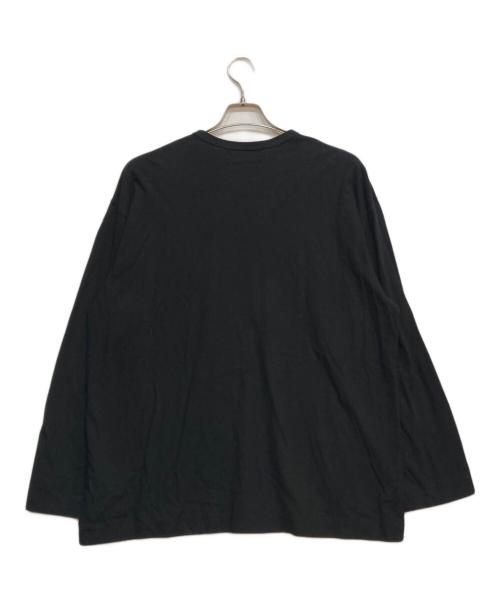 CDG（シーディージー）CDG (シーディージー) OVERSIZED LONG SLEEVE T-SHIRT SMALL LOGO ブラック サイズ:Sの古着・服飾アイテム