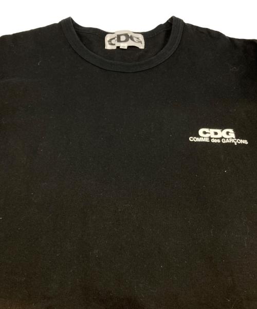 CDG（シーディージー）CDG (シーディージー) OVERSIZED LONG SLEEVE T-SHIRT SMALL LOGO ブラック サイズ:Sの古着・服飾アイテム