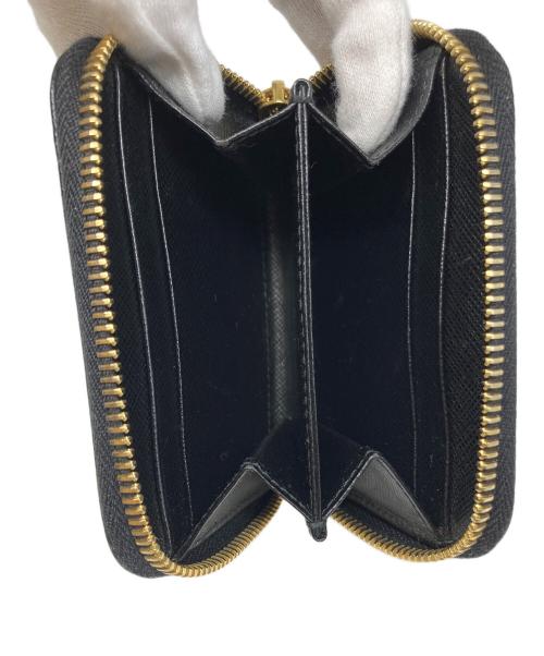 PRADA（プラダ）PRADA (プラダ) サフィアーノレザー コインケース ブラックの古着・服飾アイテム