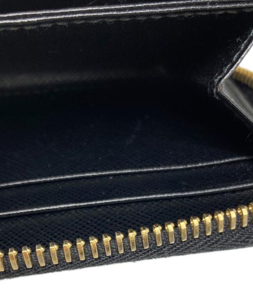 PRADA（プラダ）PRADA (プラダ) サフィアーノレザー コインケース ブラックの古着・服飾アイテム