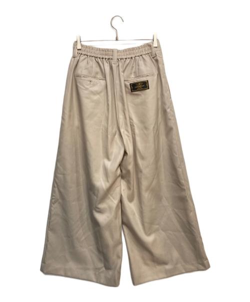 MAISON SPECIAL（メゾンスペシャル）MAISON SPECIAL (メゾンスペシャル) 4 Colors Chambray Washable Wool Baggy Wide Pants ベージュ サイズ:2の古着・服飾アイテム